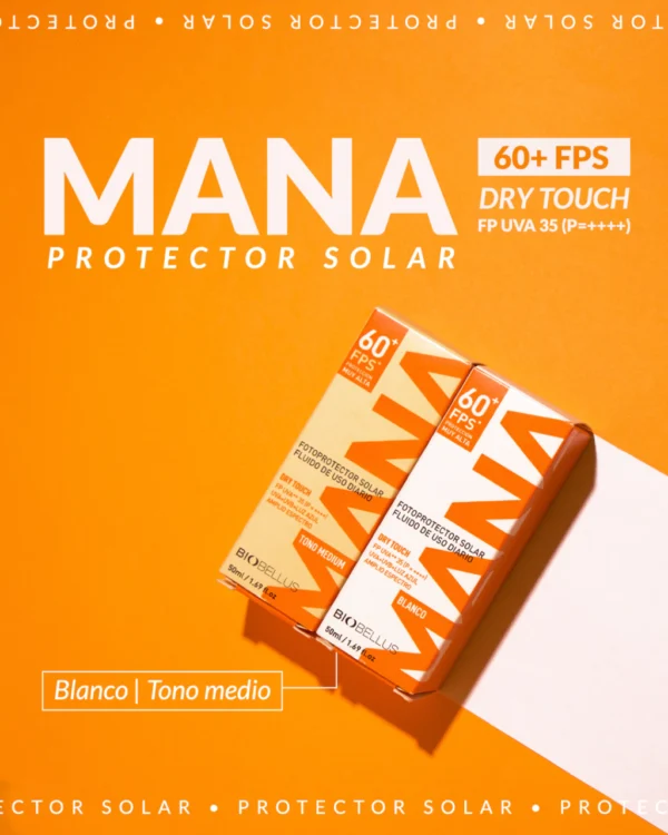 MANA Protector Solar 60+ FPS Tono Blanco 50 ml