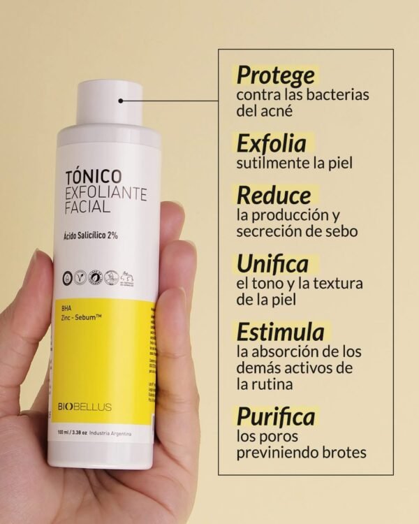 Tónico Exfoliante Facial con Ácido Salicílico 100 ml