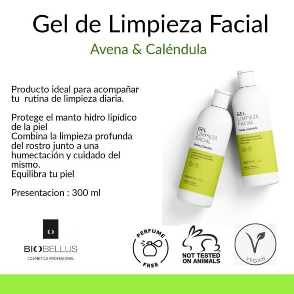 Gel de Limpieza facial Avena & Caléndula 300ml
